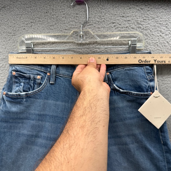 ❗️Sold❗️Mother Denim Jeans The DItcher Roller Zip Skimp Music Size 30 - Picture 7 of 16
